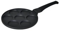 Pfannkuchen Pfanne Ø26cm 7 Fächer Induktion Alu Guss Spiegelei Crepespfanne Pancake