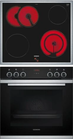 Siemens HE213ABS0 + EA64RGNA1E Kochgeräte-Set Keramik Elektrischer Ofen