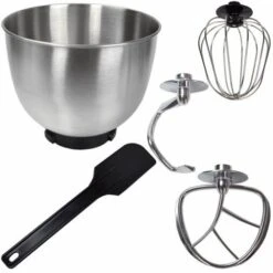 Küchenmaschine Wezen Knetmaschine & Mixer Mit Edelstahl-Behälter Silber -Schneider® Geschäft 428e6556 4c71 451d a329 c3fa6a26333c