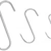 33x Contacto Fleischhaken, Edelstahl, Länge: 10 Cm, Stärke: 4 Mm