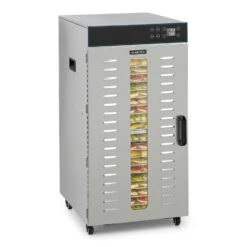 Master Jerky 300 Dörrautomat 2000W 40-90 °C 24h-Timer Edelstahl Silber Silber
